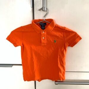 Polo by Ralph Lauren Kids iconic cotton Orange Polo Shirt 3T
